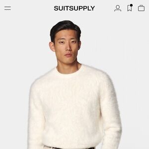 Suitsupply Off White Sweater